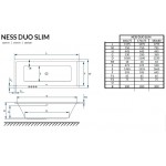 Ванна акриловая Excellent Ness Duo Slim Ванна акриловая Excellent Ness Duo Slim